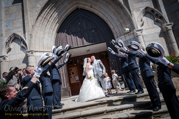 sortie de l'église