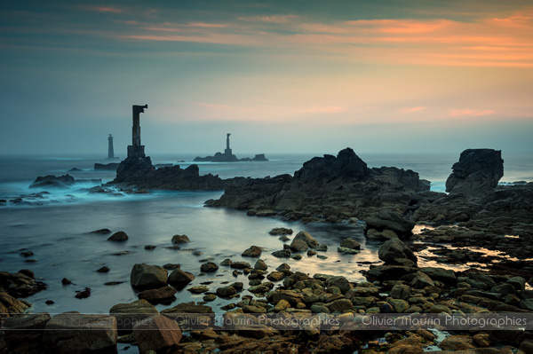 Coucher de soleil sur la Pointe de Pern