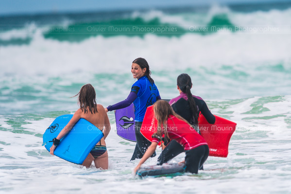 Cours de bodyboard avec Laury Thilleman