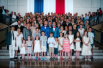 photo de groupe à la mairie