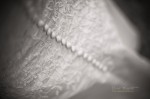 détails de la robe de la mariée